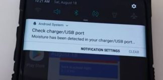 Vocht gedetecteerd in laadpoort hersteld