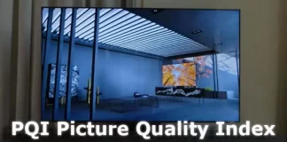 PQI Samsung TV beeldkwaliteit index uitleg