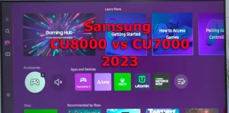 Samsung CU8000 vs CU7000 welke TV is beter om te kopen