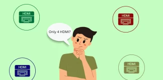 Waarom uw tv niet meer dan 4 HDMI-poorten heeft