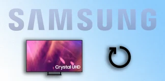 Hoe Samsung TV opnieuw op te starten