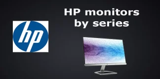 HP Monitoren: productlijnen, series, wie maakt