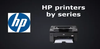 HP-printers: productlijnen, series, wie maakt