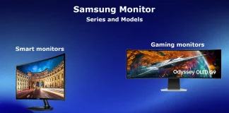 Samsung-monitorseries en -modellen