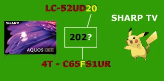 Zo kunt u het jaartal van uw Sharp TV achterhalen