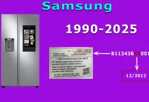 Hoe kun je de productiedatum van een Samsung-koelkast achterhalen