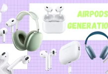 AirPods-generaties per jaar