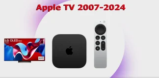 Apple TV modellen per jaar van uitgave