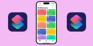 Uitleg van snelkoppelingen op iPhone