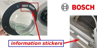 Bosch wasmachines en drogers: Zo vindt u de modelcode en het serienummer