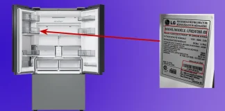 Hoe vind je het modelnummer en serienummer van een LG-koelkast