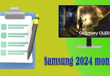 Lijst van Samsung 2024 monitoren
