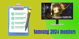 Lijst van Samsung 2024 monitoren