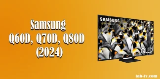 Samsung Q60D, Q70D, Q80D TV’s (2024) vergeleken
