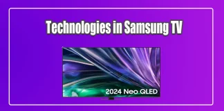 Technologieën in Samsung TV, korte beschrijving