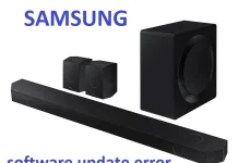 Samsung Q900D, Q910D, Q990D, Q800D Soundbar update mislukt
