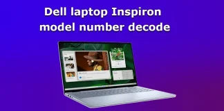 Uitleg over het decoderen van modelnummers van Dell Inspiron laptops (2010–2025)
