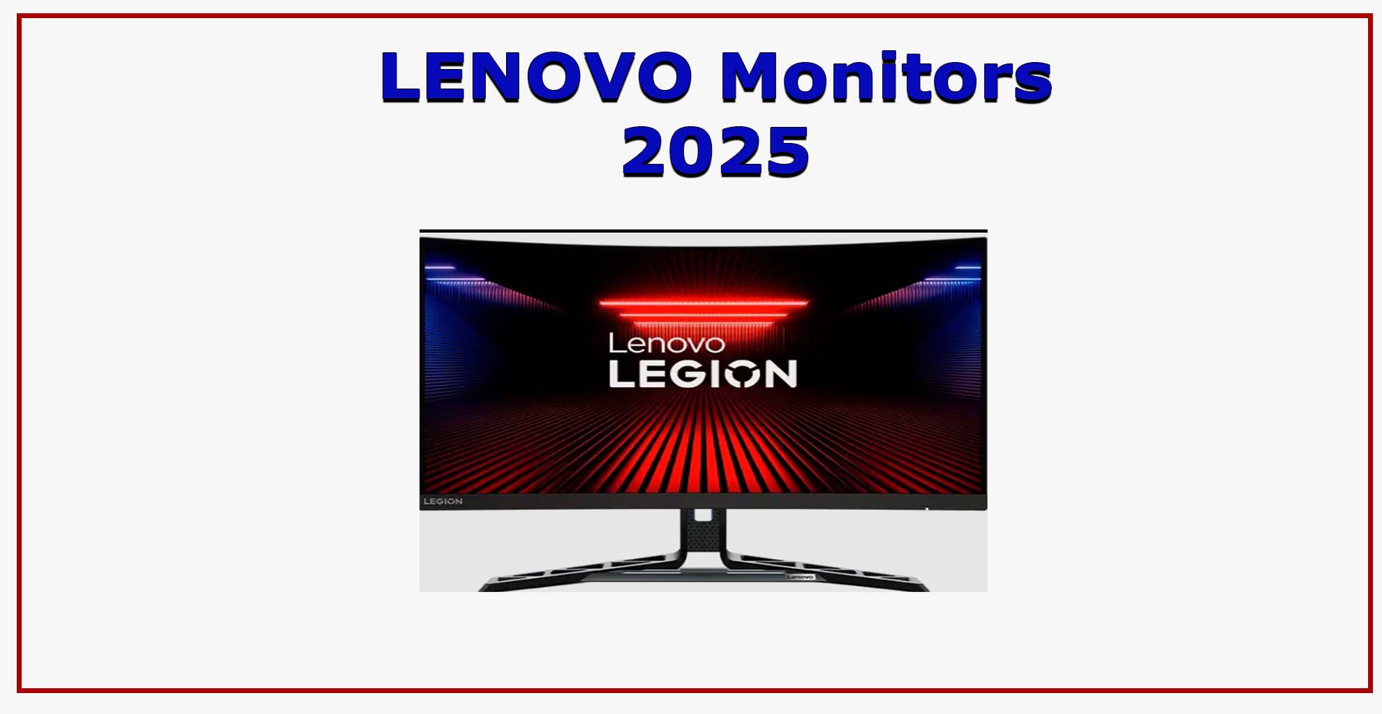 Lenovo Monitors 2025