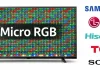 Micro RGB-, RGB Evo- en TCL Mini RGB-tv’s