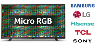 Micro RGB-, RGB Evo- en TCL Mini RGB-tv’s