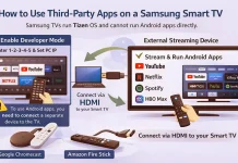 Hoe je apps van derden gebruikt op een Samsung Smart TV