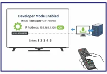 Apps van derden op Samsung-tv’s en de ontwikkelaarsmodus