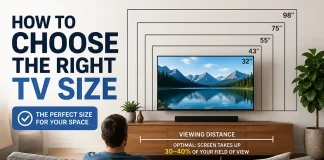 Hoe kies je de juiste tv-grootte