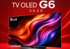 LG TV OLED evo AI G6 4K 2026, technische specificaties