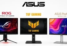 ASUS-monitoren, series en hun verschillen