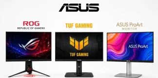 ASUS-monitoren, series en hun verschillen