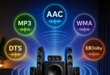 AAC-, MP3-, WMA-, DTS- en Dolby-audiocodecs eenvoudig uitgelegd