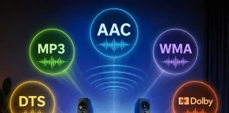 AAC-, MP3-, WMA-, DTS- en Dolby-audiocodecs eenvoudig uitgelegd