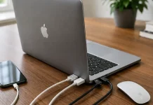 Beschrijving van de poorten op Apple MacBook-laptops