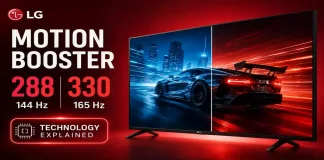 Motion Booster 288 en 330-technologie in LG-tv’s