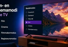 Film- en bioscoopmodi op je tv