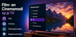 Film- en bioscoopmodi op je tv