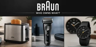 Wie is eigenaar van Braun-producten en wie produceert ze?