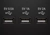 Wat betekenen USB 5V 0,5A, 1A, 2A en 3A?