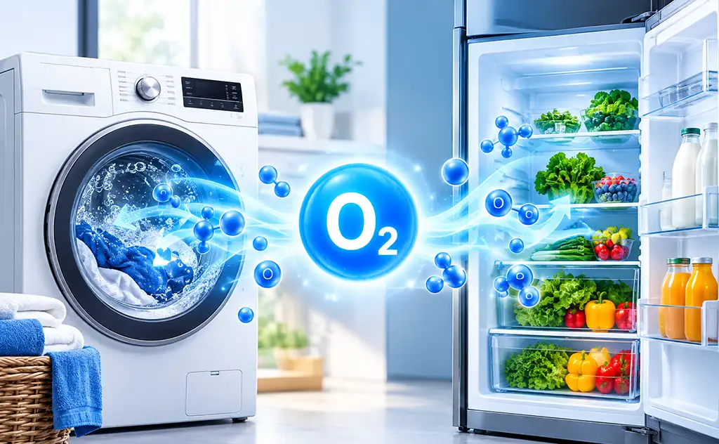 What Is Active Oxygen in Washing Machines and Refrigerators