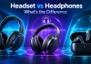 Headset en hoofdtelefoon wat is het verschil?
