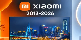 Xiaomi-tv-series per jaar, 2013–2026